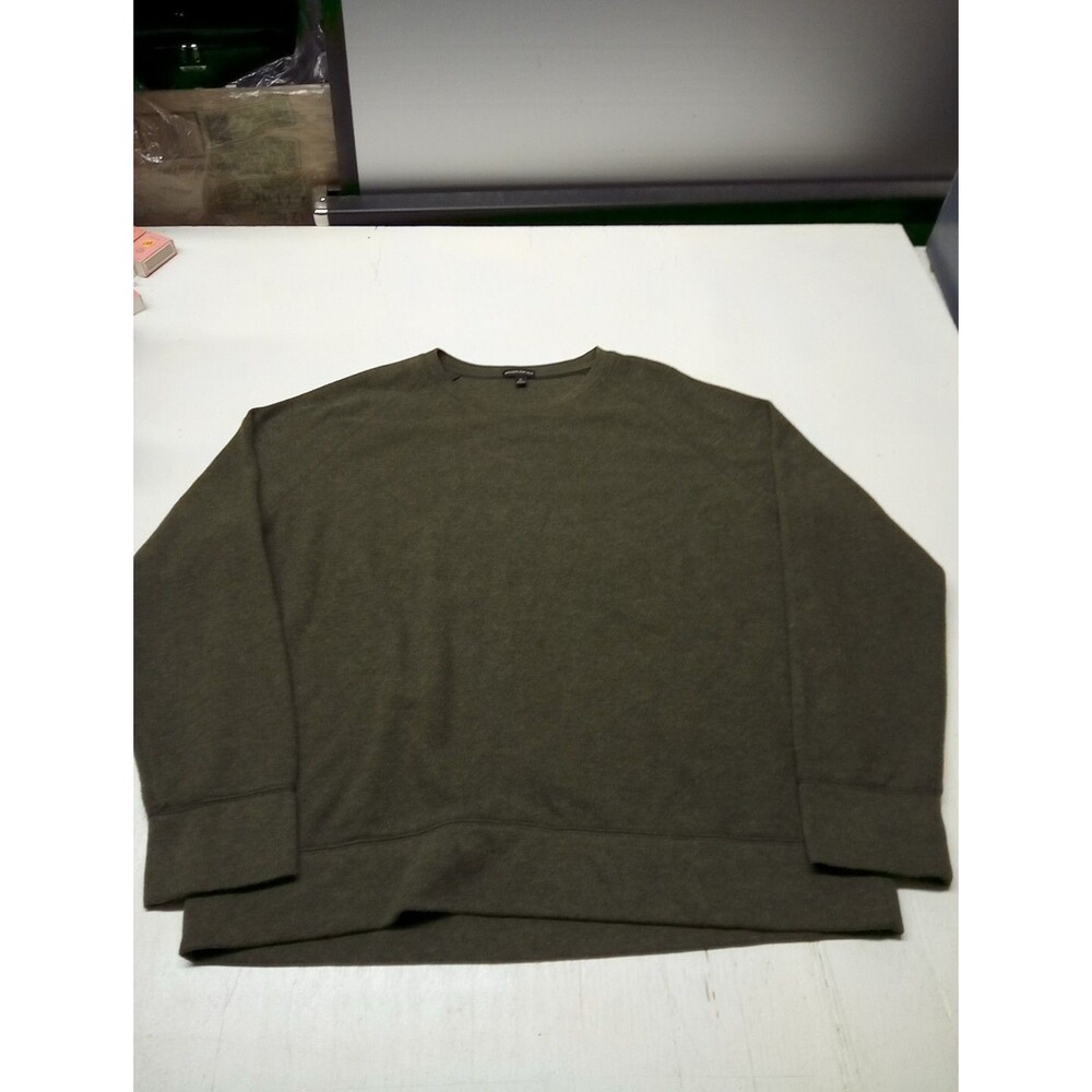 Banana Republic Sweatshirt Crewneck Men's Olive Green Pullover Long Sleeve XL